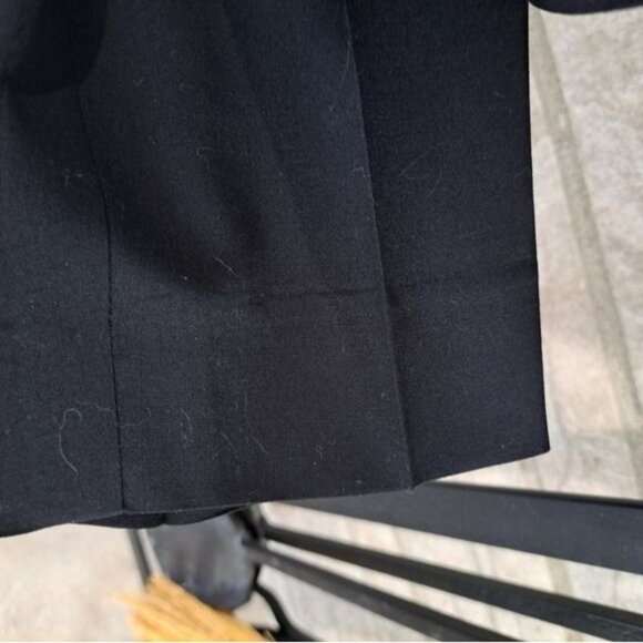 St John Caviar Size 14 Women's Black Pleated Trouser Dress Pants Side Zip Luxury - Picture 3 of 11